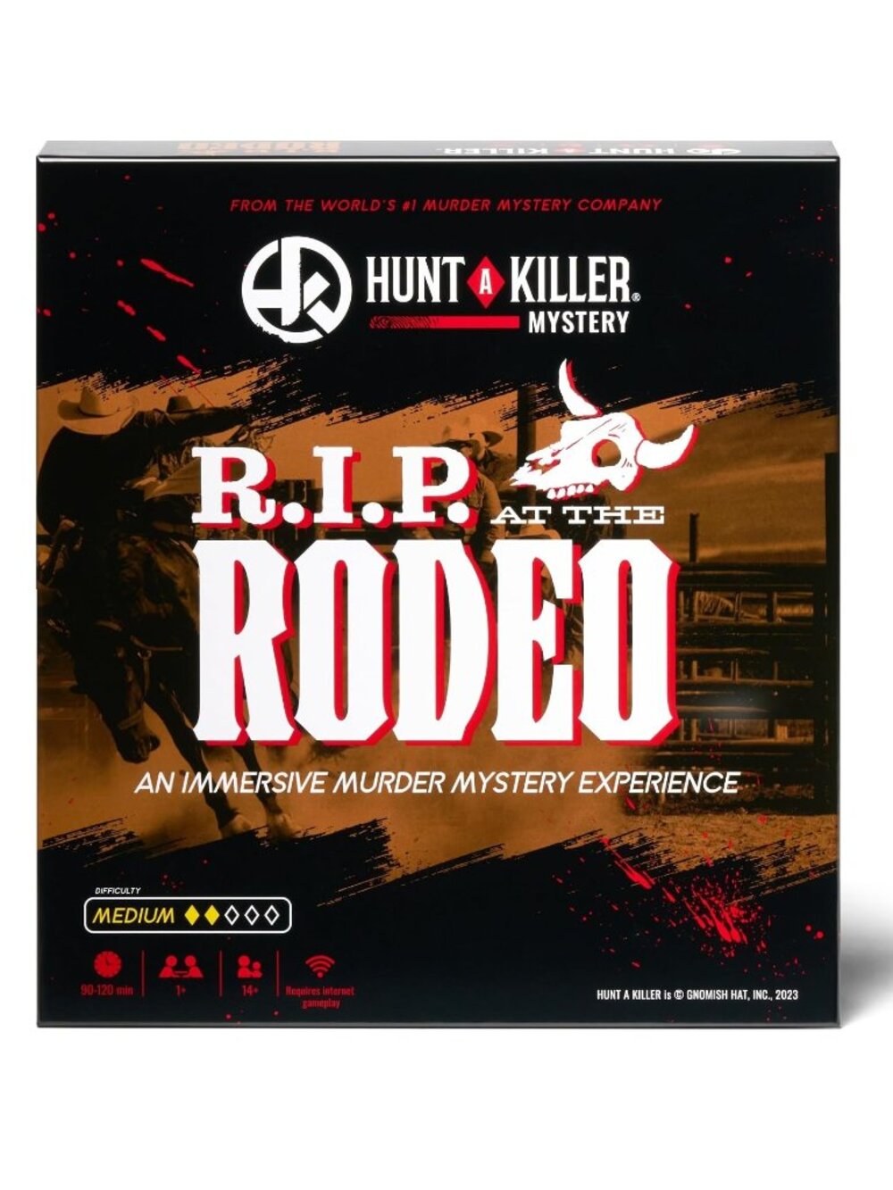 New Hunt A Killer: R.I.P at The Rodeo, Mystery Box Game for True Crime Fans